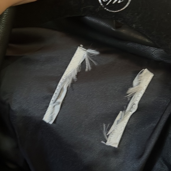 NWOT RARE UNIF Moto Jacket Faux Fur & Leather - Picture 7 of 8